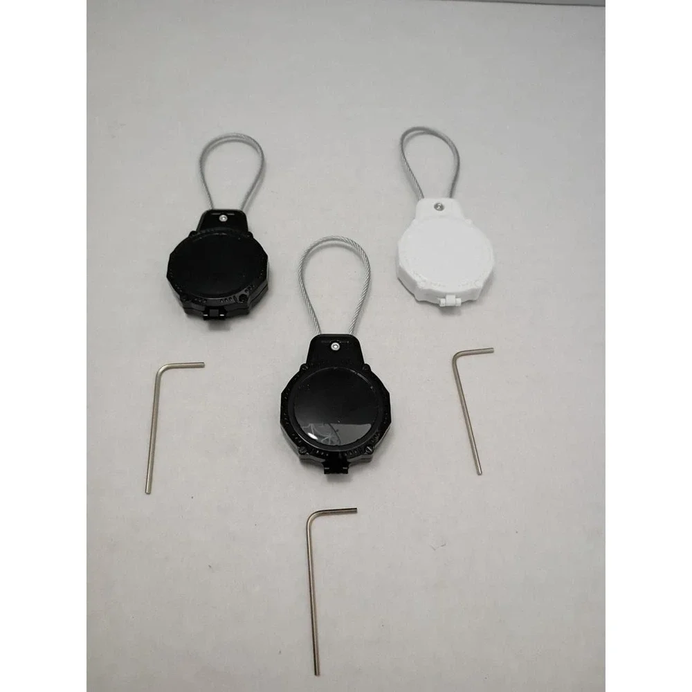 Waterproof Secure Holder Protective Air Tag Case Anti-Theft # 3. 2-Black/1-White